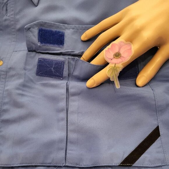 Destination, Like New, short Sleeve Blue Hawaiian XL Shirt - Picture 5 of 7